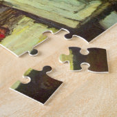 Nog steeds leven met schedel, kaarsje, boek van Pa Legpuzzel (Zijkant)