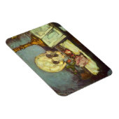 Nog steeds leven met schedel, kaarsje, boek van Pa Magneet (Rechterzijde)