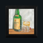 Nog steeds leven met Scotch door Jennifer Goldberg Cadeaudoosje<br><div class="desc">Trek je glas naar dit realistische stilleven schilderij van Jennifer Goldberger. Je kunt je bijna voorstellen dat je in het stuk reikt en een glas voor jezelf pakt. Krijg vandaag je kopie!</div>