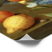 Nog steeds leven met Sinaasappels en Lemons Poster (Hoek)