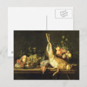 Nog steeds leven met spel en fruit briefkaart (Voorkant / Achterkant)