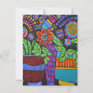 Nog steeds leven met Stippen Bedankkaart