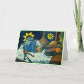 Nog steeds leven met Teapot en Fruit, Paul Gauguin Kaart (Voorkant)