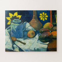 Nog steeds leven met Teapot en Fruit, Paul Gauguin