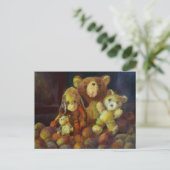 Nog steeds leven met Teddy Bears Briefkaart (Staand voorkant)