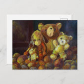 Nog steeds leven met Teddy Bears Feestdagenkaart (Voorkant / Achterkant)