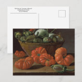 Nog steeds leven met tomaten door Luis Melendez Briefkaart (Voorkant / Achterkant)