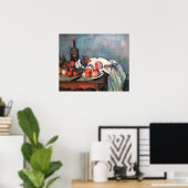 Nog steeds leven met uien - Paul Cézanne Poster (Thuiskantoor)