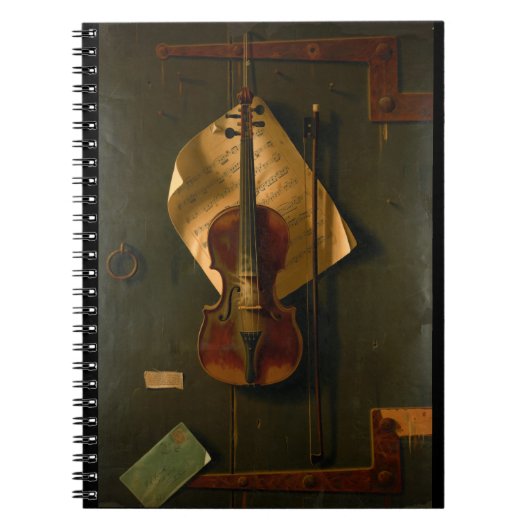 Nog steeds leven met Violin Notitieboek (Voorkant)