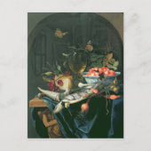 Nog steeds leven met vispest briefkaart (Voorkant)