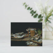 Nog steeds leven met vissen briefkaart (Staand voorkant)