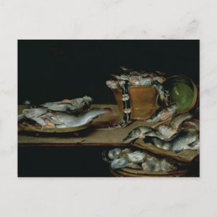 Nog steeds leven met vissen briefkaart