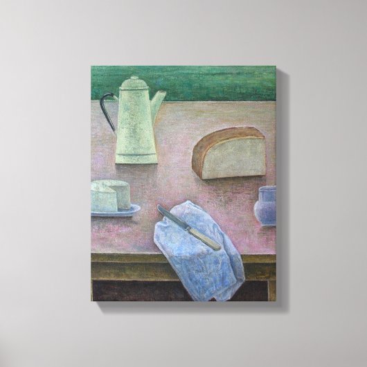 Nog steeds leven met Wensleydale Cheese 2013 Canvas Afdruk (Voorkant)