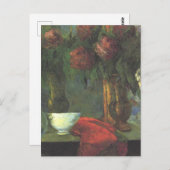 Nog steeds leven met witte vlek door Paul Gauguin Briefkaart (Voorkant / Achterkant)