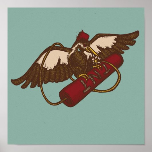 Nog steeds leven met Woodpecker Poster (Voorkant)