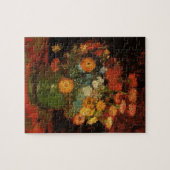 Nog steeds leven met Zinnias door Vincent van Gogh Legpuzzel (Horizontaal)