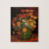 Nog steeds leven met Zinnias door Vincent van Gogh Legpuzzel (Verticaal)