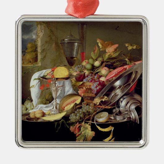 Nog steeds leven metalen ornament (Voorkant)