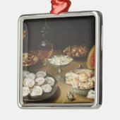 Nog steeds leven metalen ornament (Links)