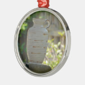 Nog steeds leven metalen ornament (Links)