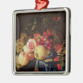 Nog steeds leven metalen ornament (Links)