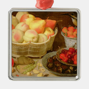 Nog steeds leven metalen ornament