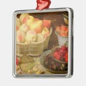 Nog steeds leven metalen ornament (Links)