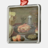 Nog steeds leven metalen ornament (Links)