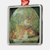 Nog steeds leven metalen ornament (Links)