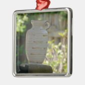 Nog steeds leven metalen ornament (Links)