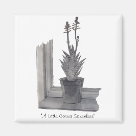 Nog steeds leven na plant realist kunstschets magn magneet