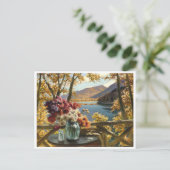 Nog steeds leven op een Terras, Constantin Westchi Briefkaart (Staand voorkant)