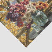 Nog steeds leven op een Terras, Constantin Westchi Tissuepapier (Detail)