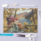 Nog steeds leven op een Terras, Constantin Westchi Tissuepapier (Craft)