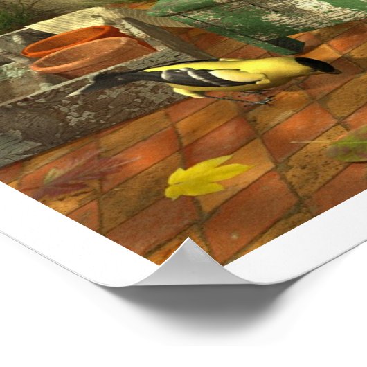 Nog steeds leven poster (Hoek)