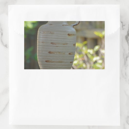 Nog steeds leven rechthoekige sticker (Tas)