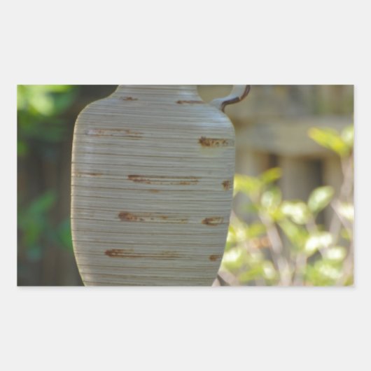 Nog steeds leven rechthoekige sticker (Voorkant)