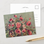 Nog steeds leven, Rozen van de hegemont | Renoir Briefkaart<br><div class="desc">Toch leven de Rozen van Vargemont (1882) door de Franse impressionistische kunstenaar Pierre-Auguste Renoir. Het mooie kunstschilderij toont een abstracte impressionist die nog steeds leeft van rozen. Gebruik de ontwerphulpmiddelen om douanetekst toe te voegen of het afbeelding te personaliseren.</div>