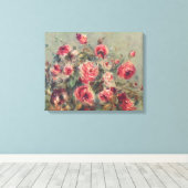 Nog steeds leven, Rozen van de hegemont | Renoir Canvas Afdruk (Insitu (Houten vloer))