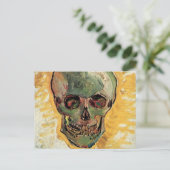 Nog steeds leven schedel door Vincent van Gogh Briefkaart (Staand voorkant)