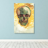 Nog steeds leven schedel door Vincent van Gogh Canvas Afdruk (Insitu (Houten vloer))