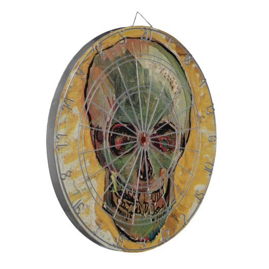 Nog steeds leven schedel door Vincent van Gogh Dartbord (Voorkant Links)