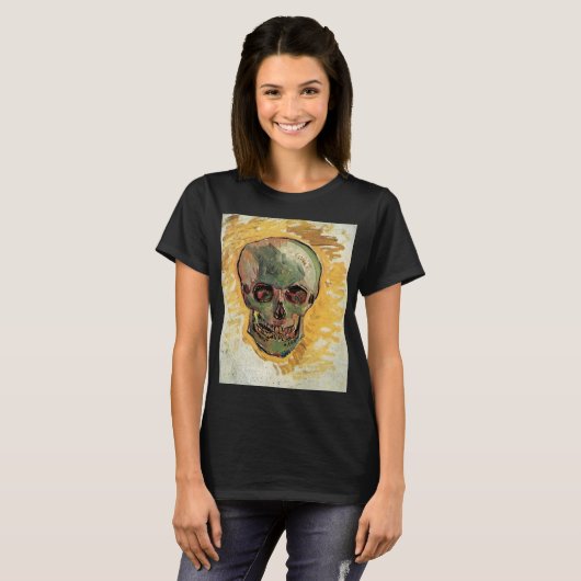 Nog steeds leven schedel door Vincent van Gogh T-shirt (Voorkant volledig)