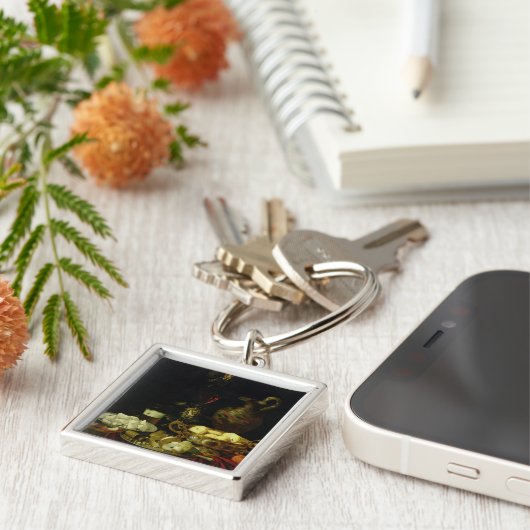 Nog steeds leven sleutelhanger (Zijkant)