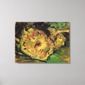 Nog steeds leven Twee sneeuwbloemen door Vincent v Canvas Afdruk (Voorkant)