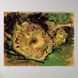 Nog steeds leven Twee sneeuwbloemen door Vincent v Poster