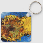 Nog steeds leven Twee sneeuwbloemen door Vincent v Sleutelhanger (Achterkant)