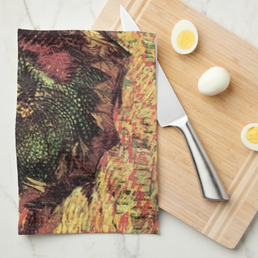 Nog steeds leven Twee sneeuwbloemen door Vincent v Theedoek (Quarter Fold)