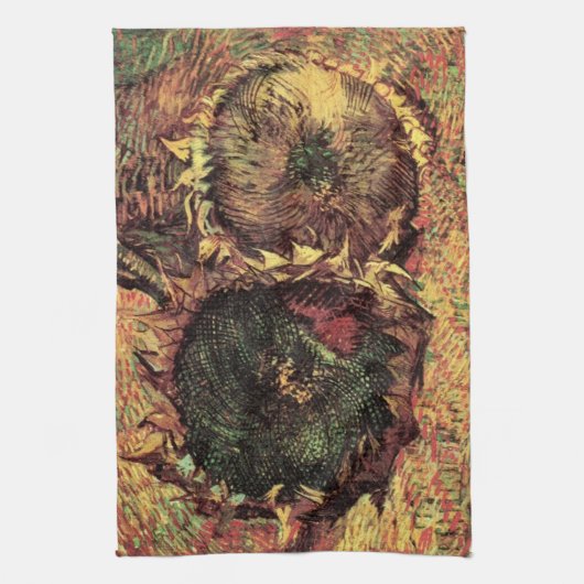 Nog steeds leven Twee sneeuwbloemen door Vincent v Theedoek (Verticaal)