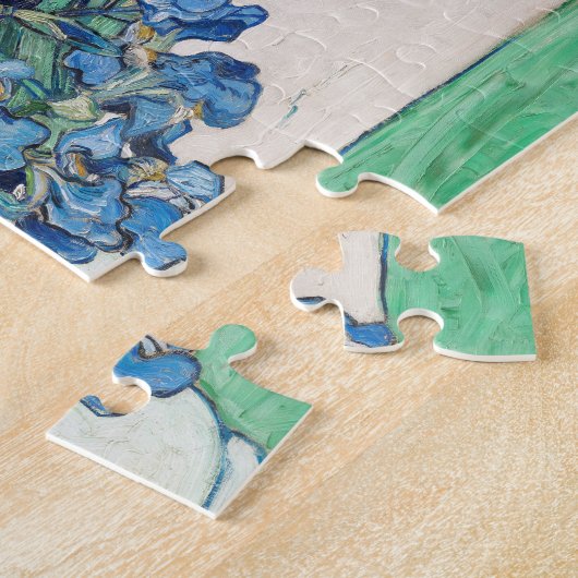 Nog steeds leven: Vaas met Iopen door Vincent van  Legpuzzel (Zijkant)